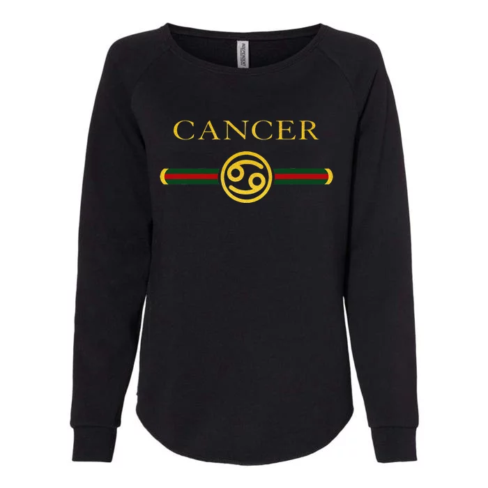 Funny Cancer Zodiac Sign Wo Gift Womens California Wash Sweatshirt