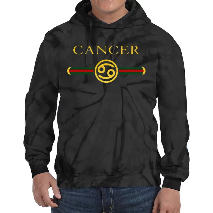 Funny Cancer Zodiac Sign Wo Gift Tie Dye Hoodie