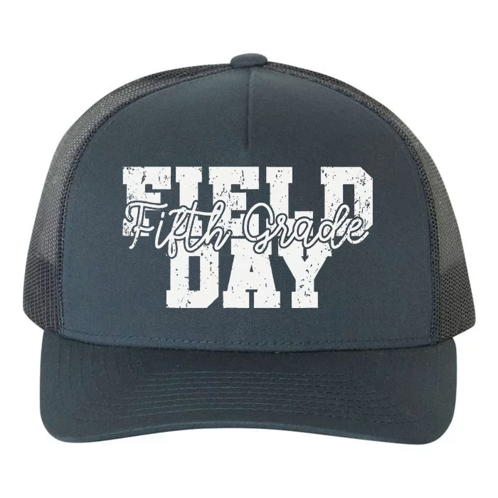 Field Day 2024 Fifth Grade School Teacher Orange Yupoong Adult 5-Panel Trucker Hat