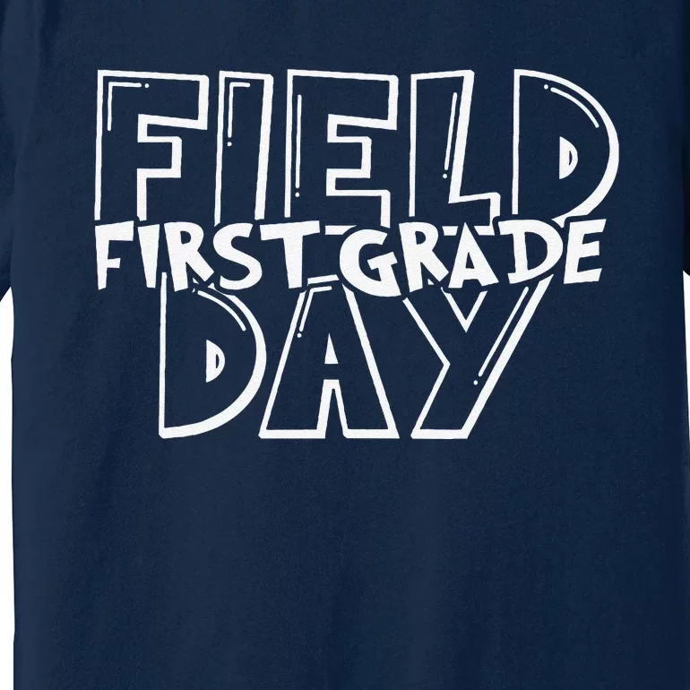 Field Day 2024 First Grade School Teacher Blue Premium T-Shirt