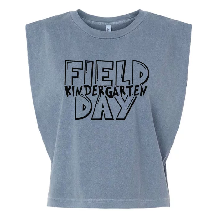 Field Day 2024 Kindergarten School Teacher Garment-Dyed Women's Muscle Tee