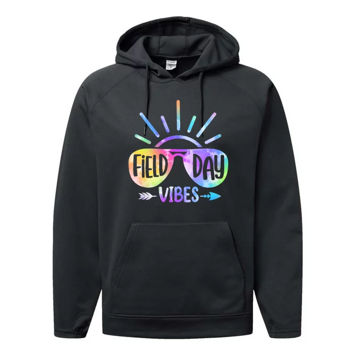 Field Day 2024 Field Day Vibes For Teacher Performance Fleece Hoodie