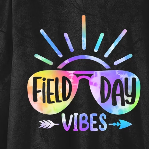 Field Day 2024 Field Day Vibes For Teacher Hooded Wearable Blanket