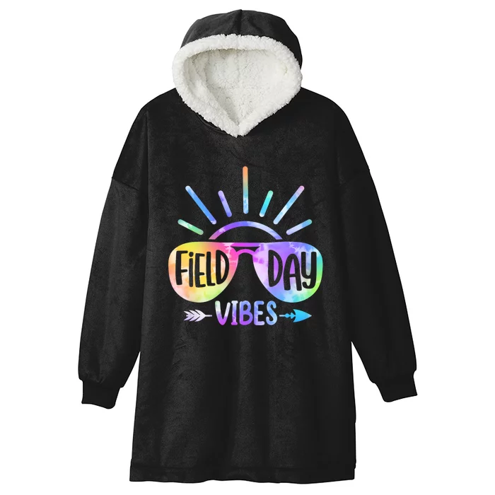 Field Day 2024 Field Day Vibes For Teacher Hooded Wearable Blanket