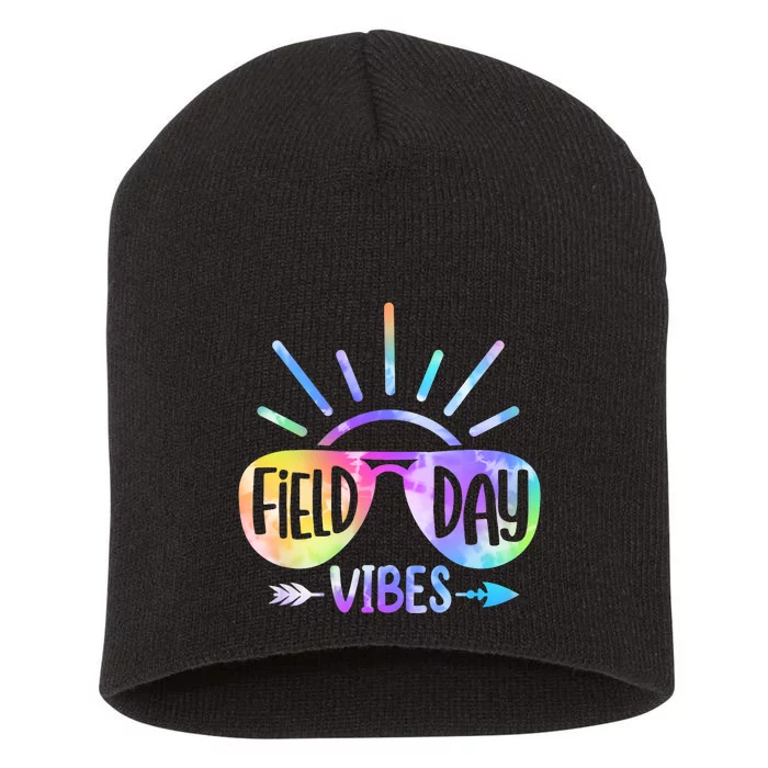 Field Day 2024 Field Day Vibes For Teacher Short Acrylic Beanie