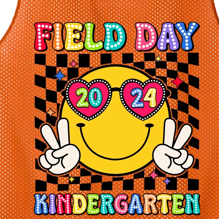 Field Day 2024 Kindergarten Fun Day Sunglasses Field Trip Mesh Reversible Basketball Jersey Tank