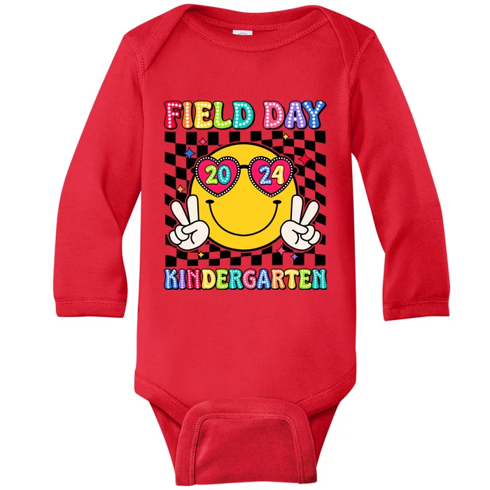 Field Day 2024 Kindergarten Fun Day Sunglasses Field Trip Baby Long Sleeve Bodysuit