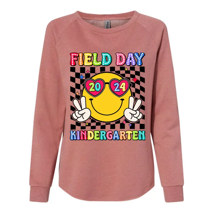 Field Day 2024 Kindergarten Fun Day Sunglasses Field Trip Womens California Wash Sweatshirt