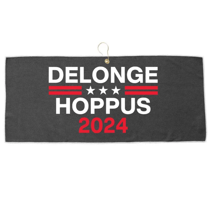 Funny Delongehoppus 2024 For President Large Microfiber Waffle Golf Towel