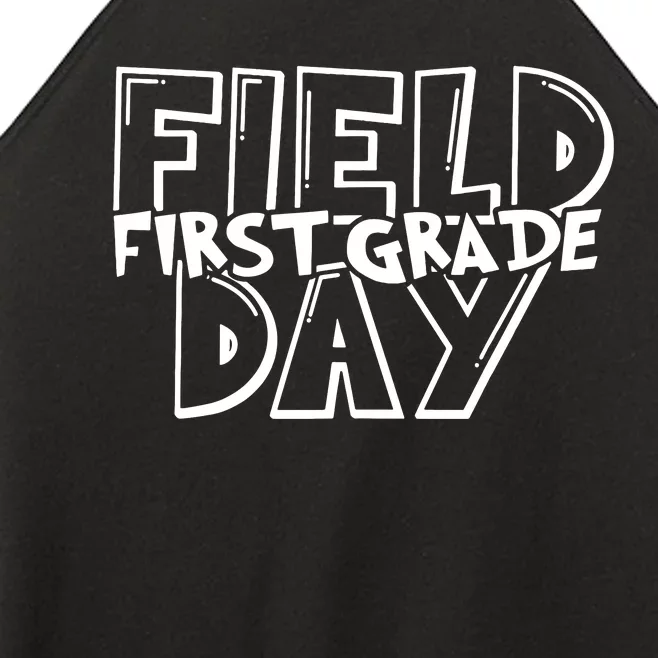 Field Day 2024 First Grade School Teacher Orange Women’s Perfect Tri Rocker Tank