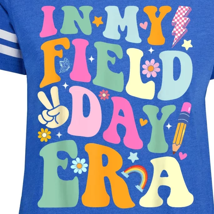 Field Day 2024 In My Field Day Era Teacher Field Day Enza Ladies Jersey Football T-Shirt