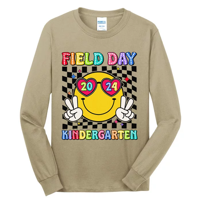 Field Day 2024 Kindergarten Fun Day Sunglasses Field Trip Tall Long Sleeve T-Shirt