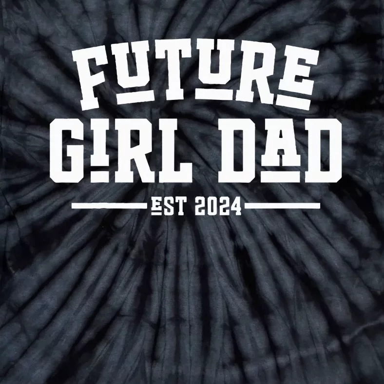 Future Dad 2024 First Time Daddy Gifts Tie-Dye T-Shirt