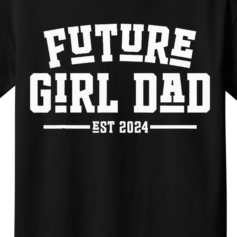 Future Dad 2024 First Time Daddy Gifts Kids T-Shirt