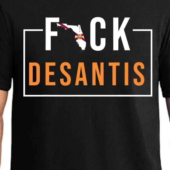 F Desantis 2024 Florida Flag Anti Ron Desantis 2024 Sucks Pajama Set