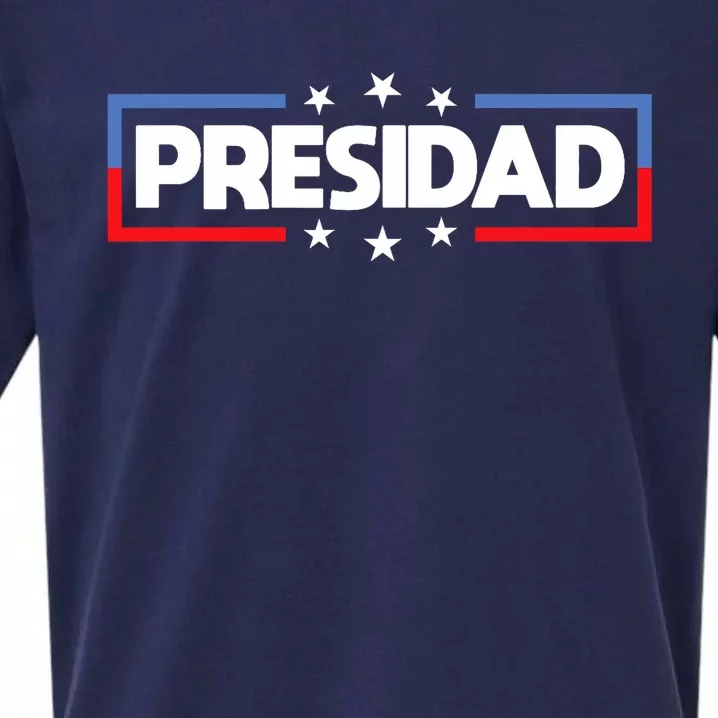 FatherS Day 2024 Presidad Election Dad President Sueded Cloud Jersey T-Shirt