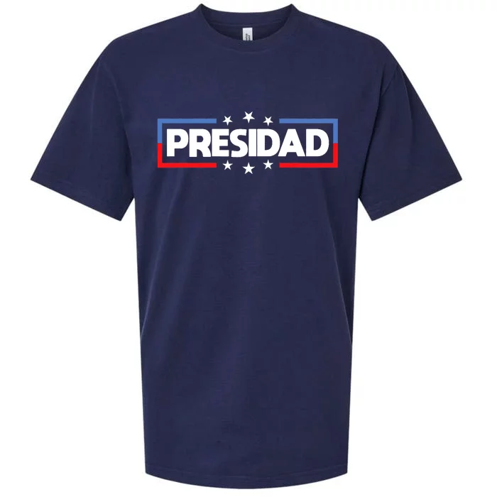 FatherS Day 2024 Presidad Election Dad President Sueded Cloud Jersey T-Shirt