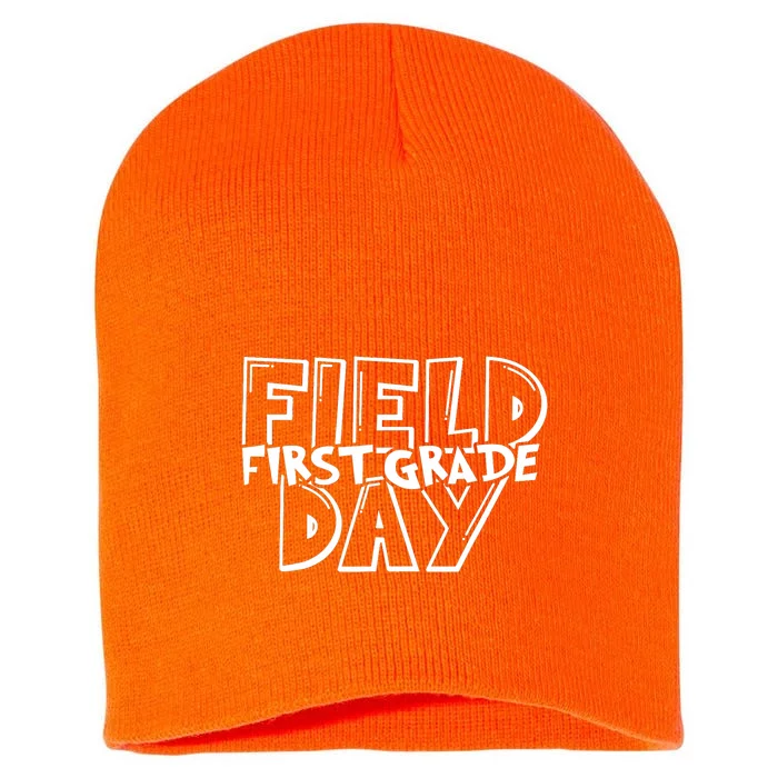 Field Day 2024 First Grade School Short Acrylic Beanie