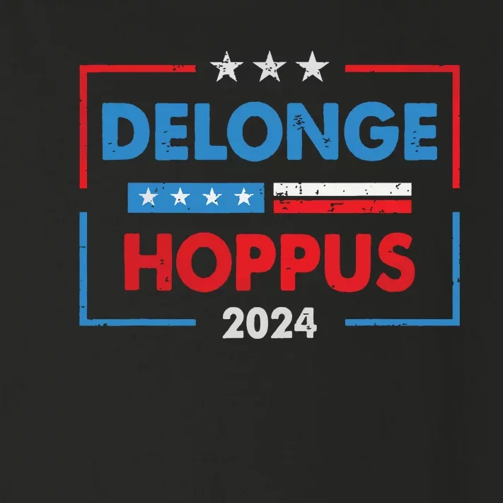 Funny Delongehoppus 2024 For President Toddler Long Sleeve Shirt