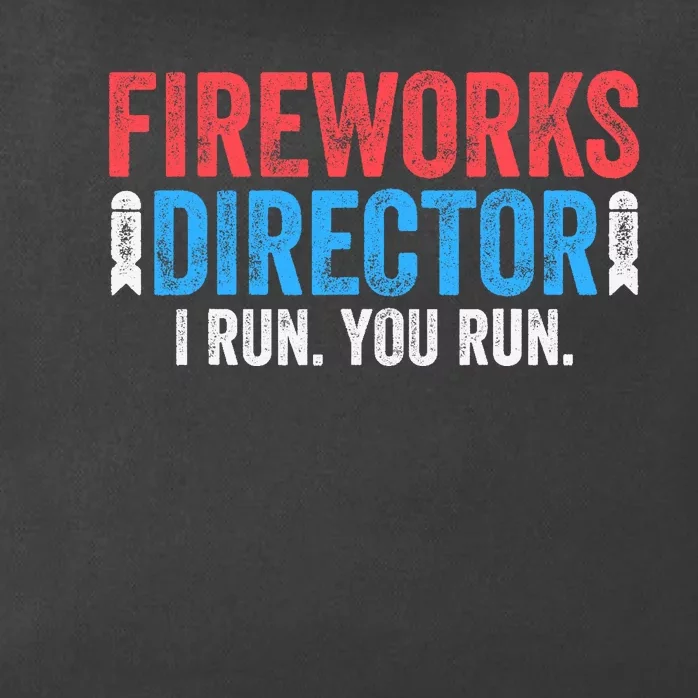 Fireworks Director 4th of July Zip Tote Bag