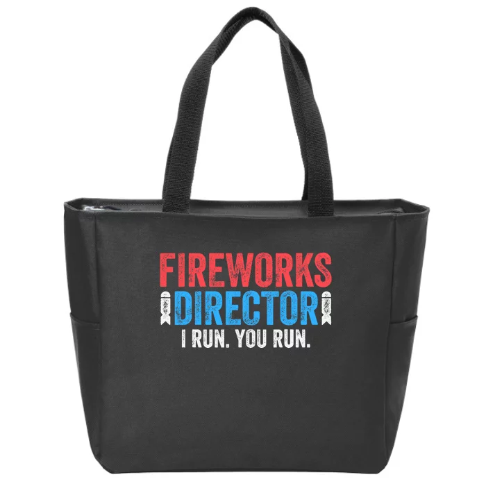 Fireworks Director 4th of July Zip Tote Bag