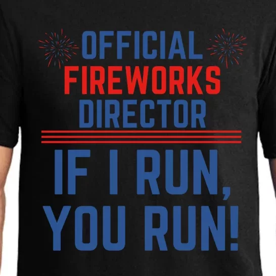 Firework Director 4th Of July Gift Pyrotech Technician Gift Pajama Set