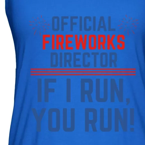 Firework Director 4th Of July Gift Pyrotech Technician Gift Ladies Essential Flowy Tank