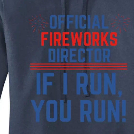 Firework Director 4th Of July Gift Pyrotech Technician Gift Women's Pullover Hoodie