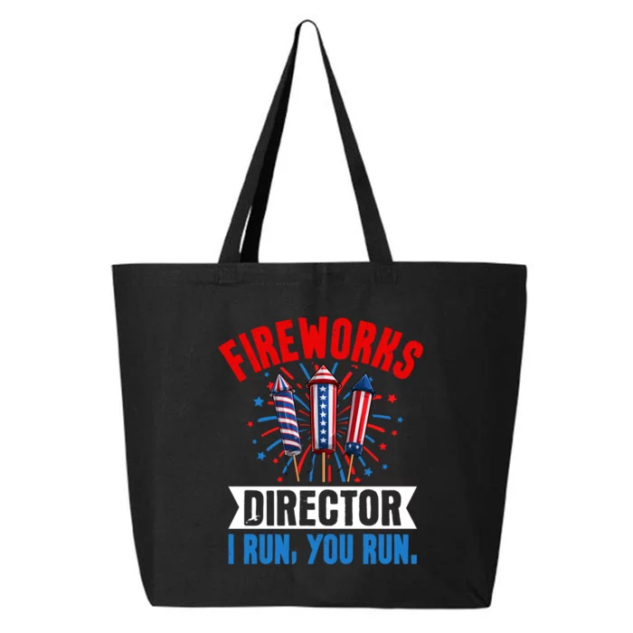 Fireworks Director 4th Of July Graphic 25L Jumbo Tote