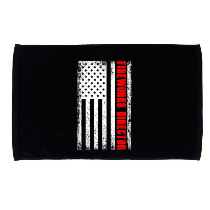 Fireworks Director 4th Of July Fan Fireworks Gift Microfiber Hand Towel