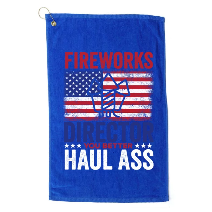 Fireworks Director 4th Of July Fan Fireworks Great Gift Platinum Collection Golf Towel