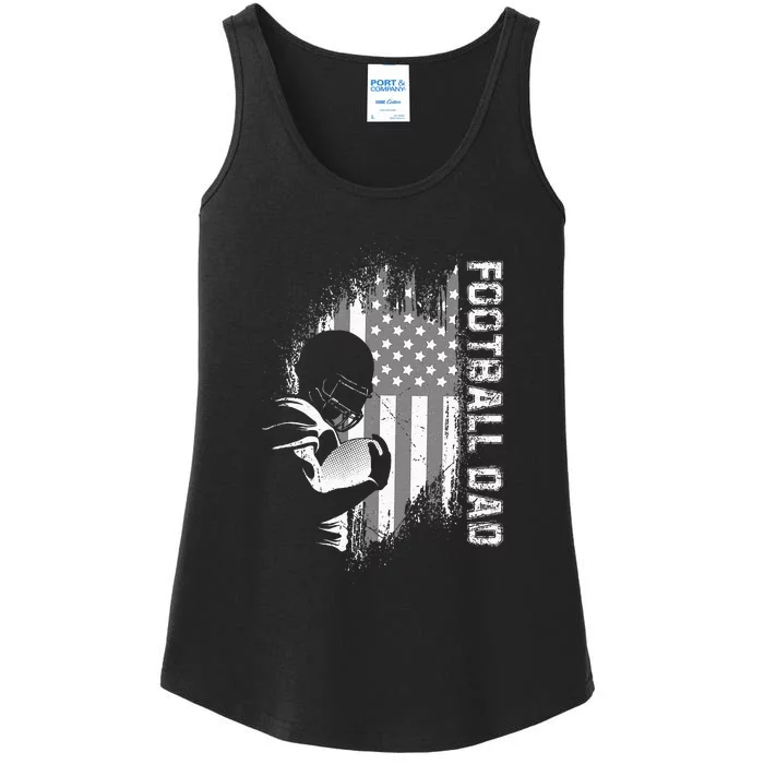 Football Dad American Football Ladies Essential Tank