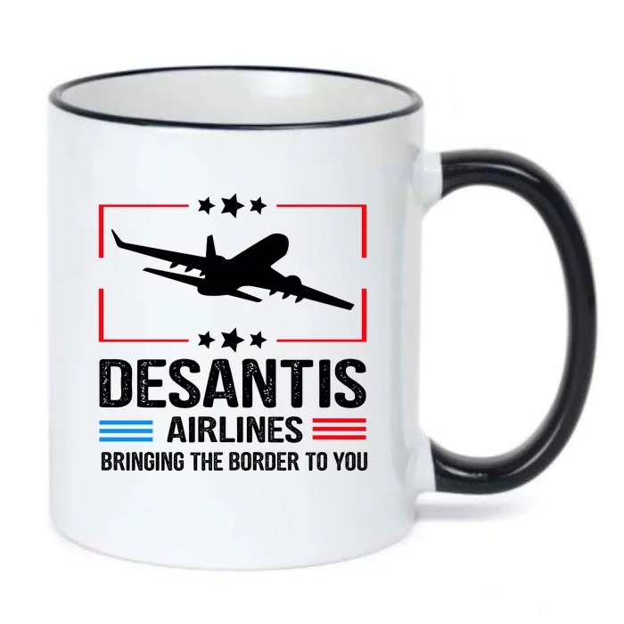 Funny Desantis Airlines Black Color Changing Mug