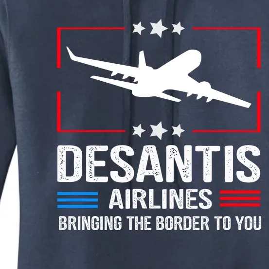 Funny Desantis Airlines Women's Pullover Hoodie