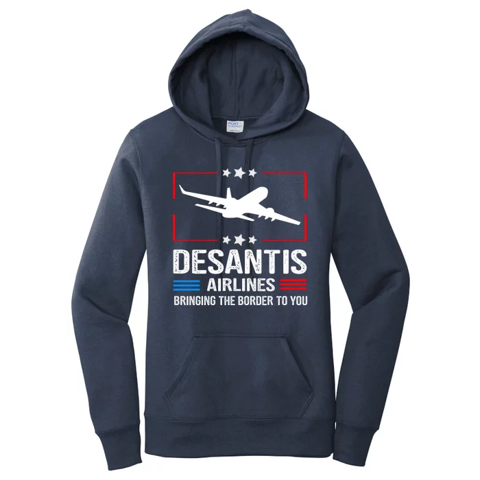 Funny Desantis Airlines Women's Pullover Hoodie