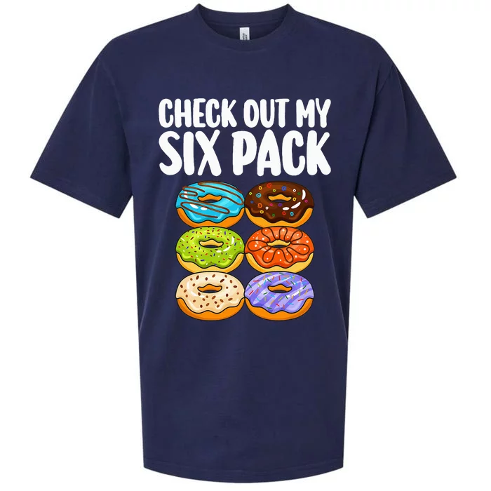 Funny Donut Art For Doughnut Lover Gym Six Pack Sueded Cloud Jersey T-Shirt