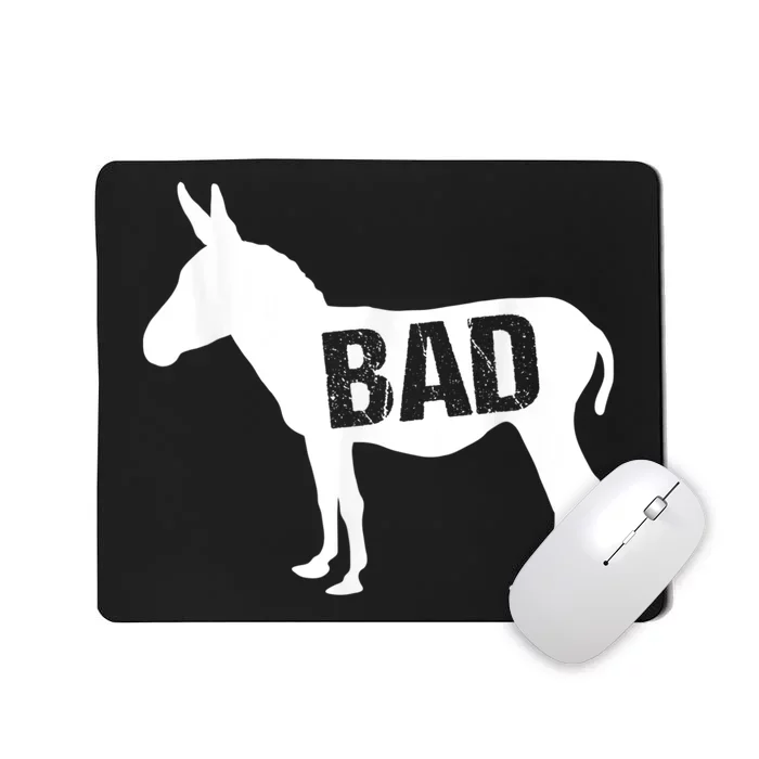 Funny Donkey Animal Lover Badass Ass Farm Mule Mousepad