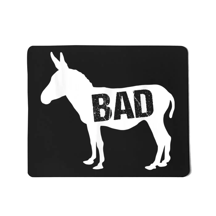 Funny Donkey Animal Lover Badass Ass Farm Mule Mousepad