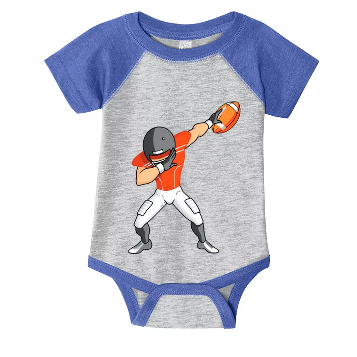 Footballer Dabbing American Football Funny Dab Gift Infant Baby Jersey Bodysuit