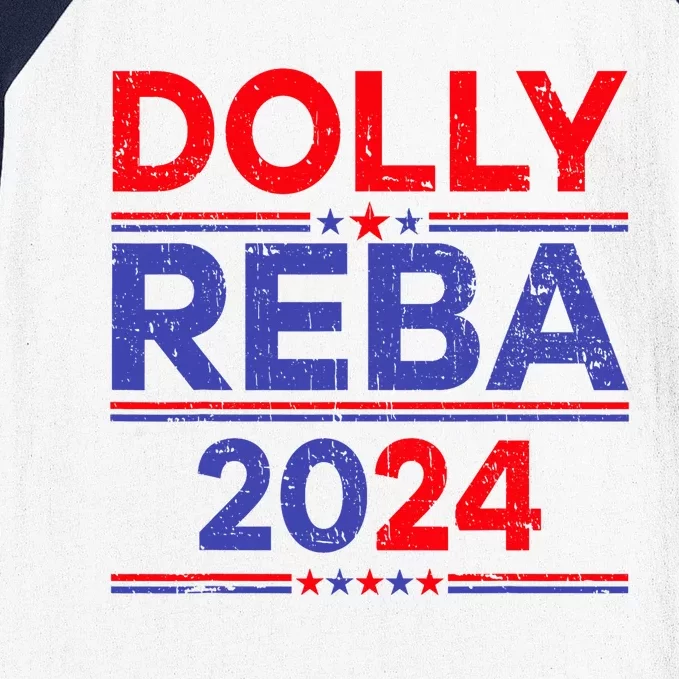 Funny Dolly And Reba 2024 Design Baseball Sleeve Shirt