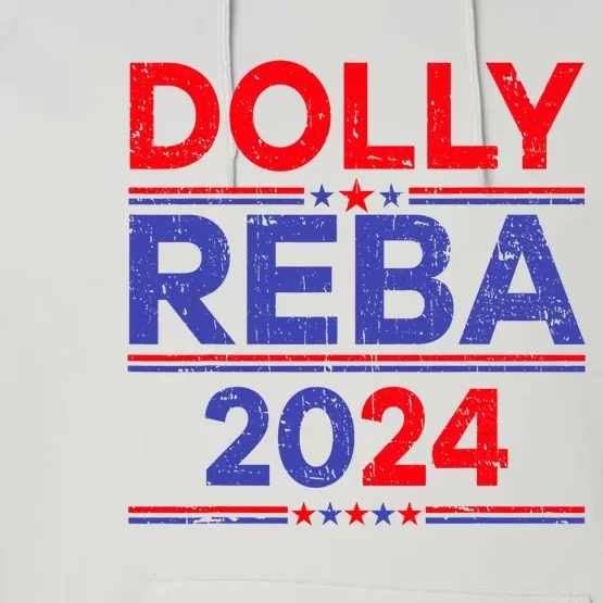 Funny Dolly And Reba 2024 Design Performance Fleece Hoodie