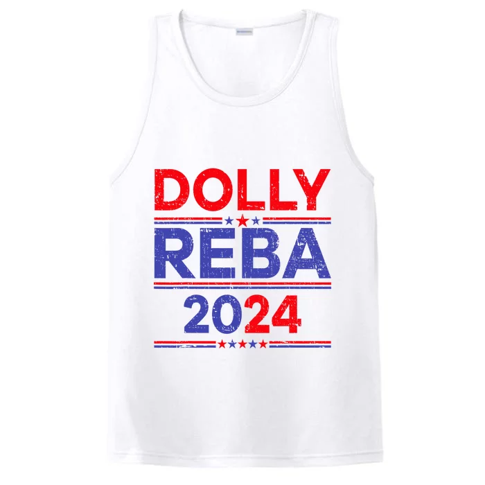 Funny Dolly And Reba 2024 Design Performance Tank