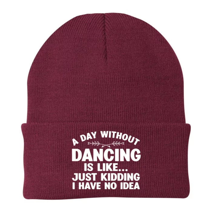 Funny Dance Art For Teen Girl Women Dancer Dance Lovers Knit Cap Winter Beanie