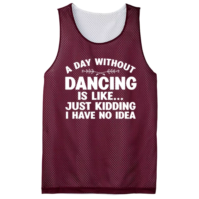 Funny Dance Art For Teen Girl Women Dancer Dance Lovers Mesh Reversible Basketball Jersey Tank