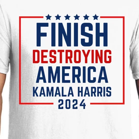 Finish Destroying America Kamala Pajama Set