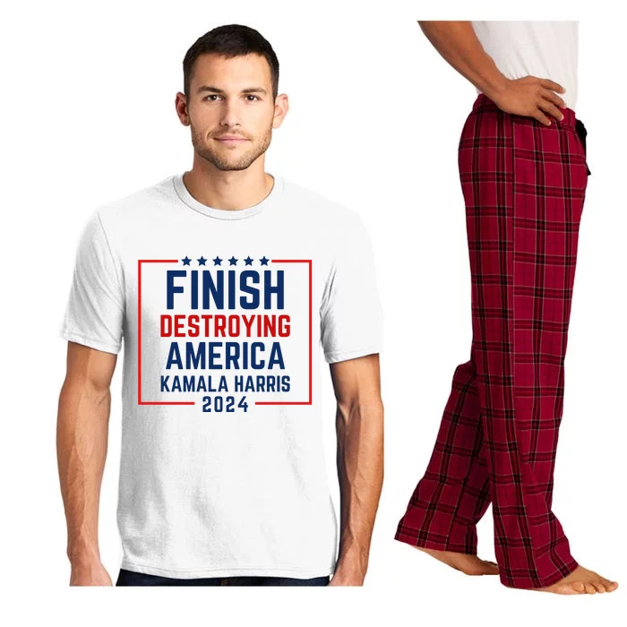 Finish Destroying America Kamala Pajama Set