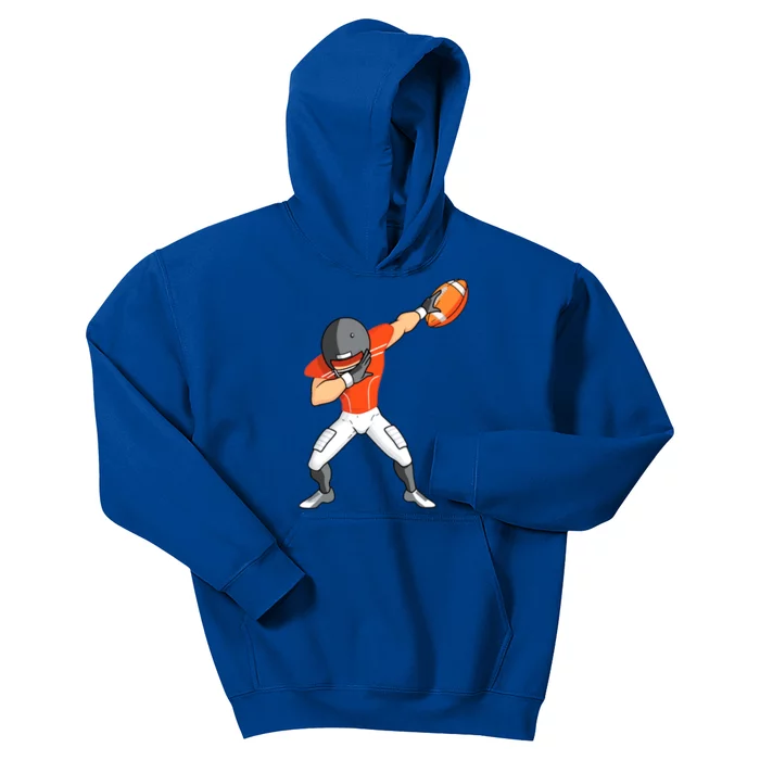 Footballer Dabbing American Football Funny Dab Gift Kids Hoodie