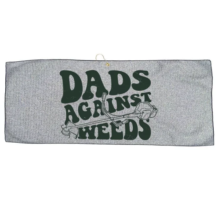 Funny Dads Against Weeds Lawn Weed Wacker Large Microfiber Waffle Golf Towel