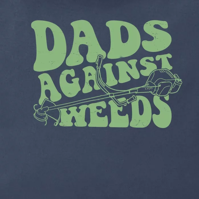 Funny Dads Against Weeds Lawn Weed Wacker Zip Tote Bag