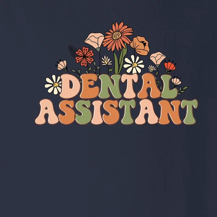 Floral Dental Assistant Funny Dental Life Dental Squad Toddler Long Sleeve Shirt